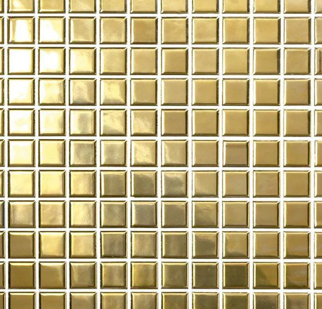 CeraVision Porcelain Goud - 30x30cm - Nature Gold Glossy - 23x23 - Mozaïek