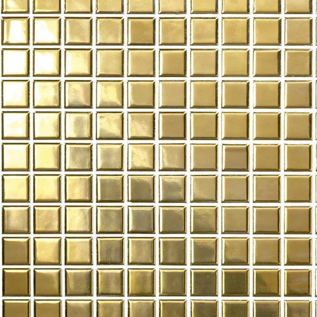 CeraVision Porcelain Goud - 30x30cm - Nature Gold Glossy - 23x23 - Mozaïek