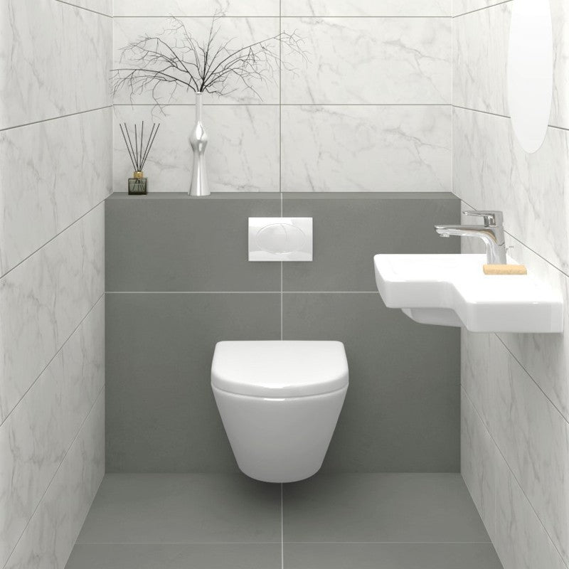 Wandtegel Marazzi MARBLEPLAY Statuarietto 30x90 cm (doosinhoud 1.35 m2)