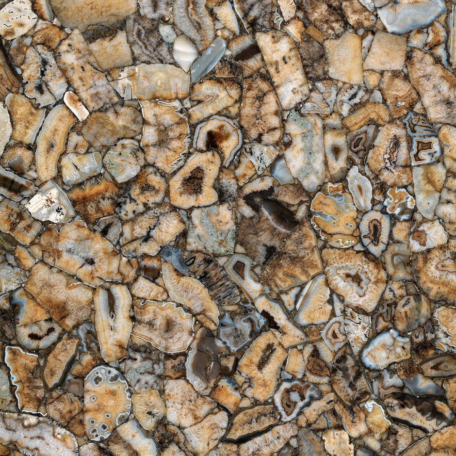 Ariostea Ultra Agata Atena - 300x150x0,6 cm - Exclusieve Agate Edelsteenlook - Gepolijst - XXL Formaat Slab