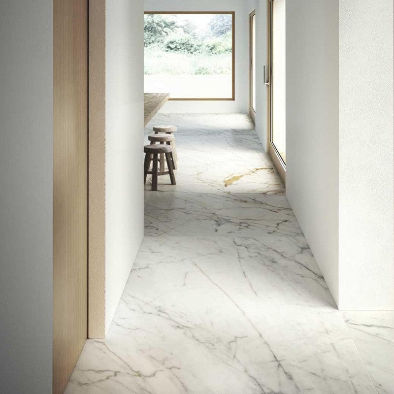 Vloertegel Marazzi GRANDEMARBLE GOLD 120x120 cm (doosinhoud 2.88 m2)