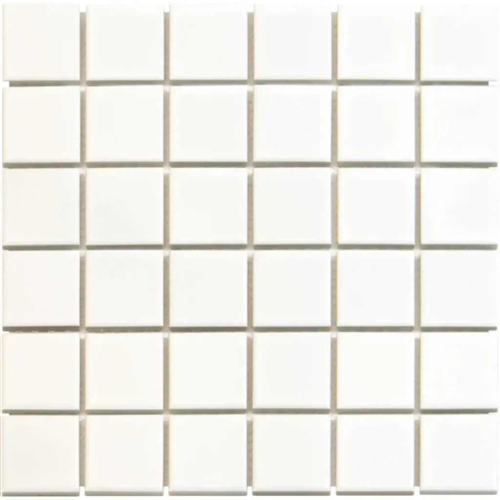 The Mosaic Factory AF13051 Barcelona White Glossy - mozaïektegel 30.9x30.9cm