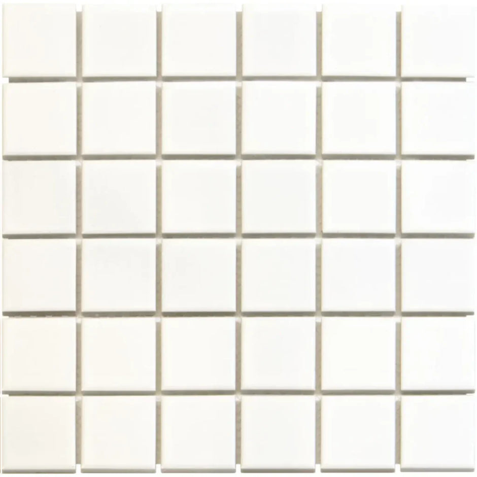 The Mosaic Factory AF13051 Barcelona White Glossy - mozaïektegel 30.9x30.9cm