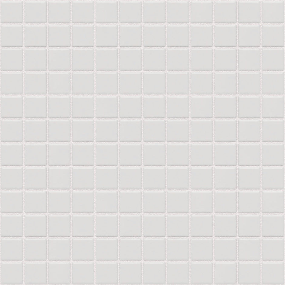 The Mosaic Factory Barcelona Mozaiek Tegel Vierkant - Extra Wit Porselein Geglazuurd 300x300 mm