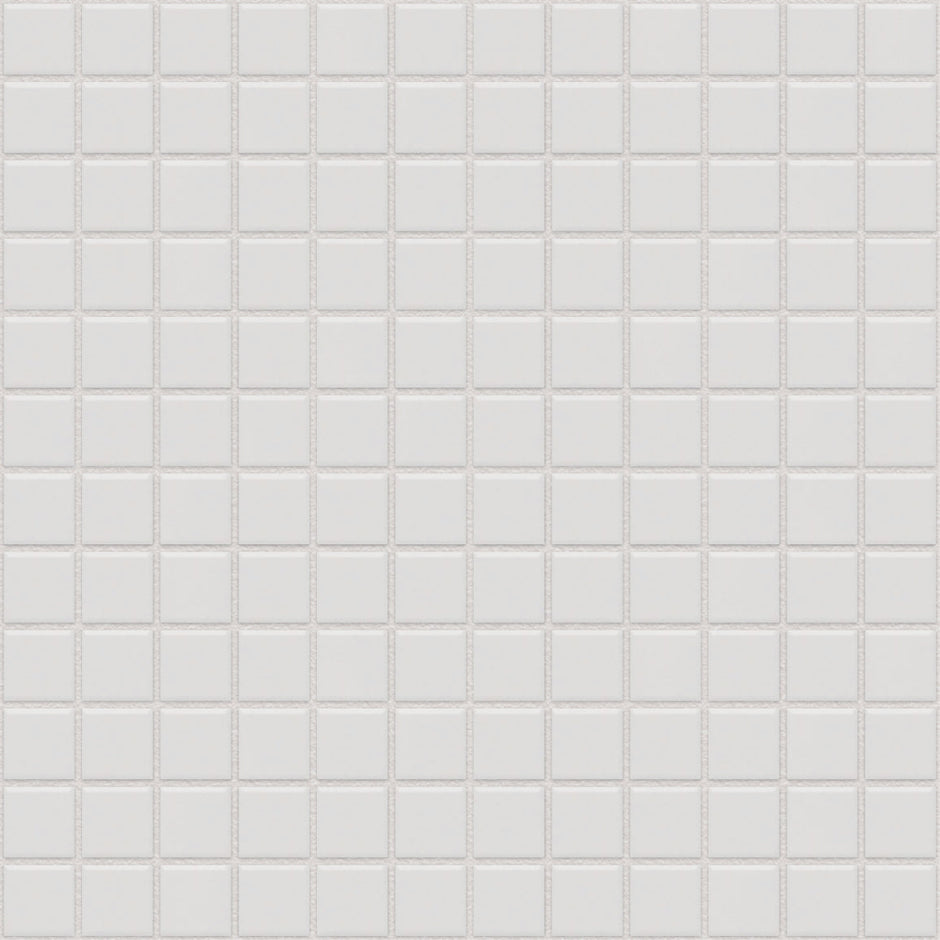 The Mosaic Factory Barcelona Mozaiek Tegel Vierkant - Extra Wit Porselein Geglazuurd 300x300 mm