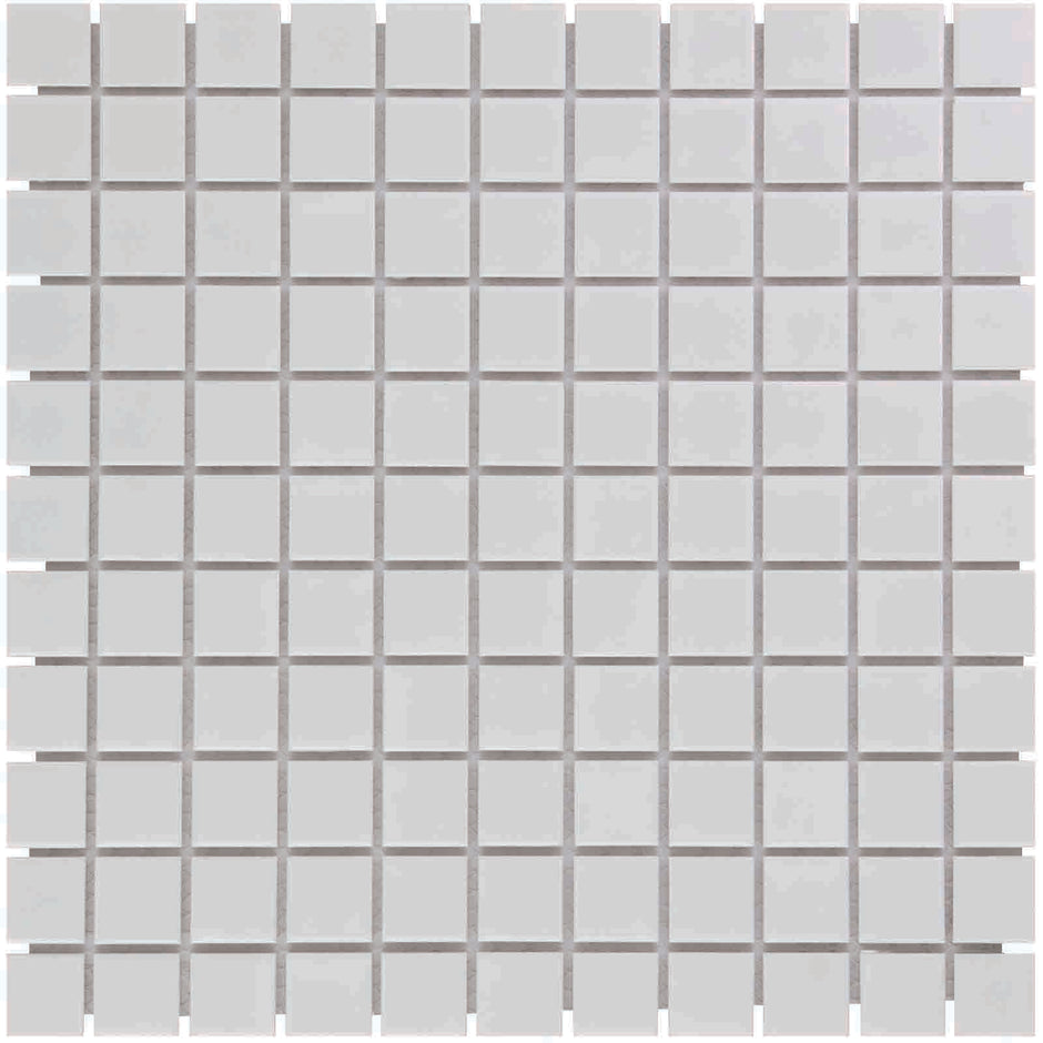 The Mosaic Factory Barcelona Mozaiek Tegel Vierkant - Extra Wit Porselein Geglazuurd 300x300 mm