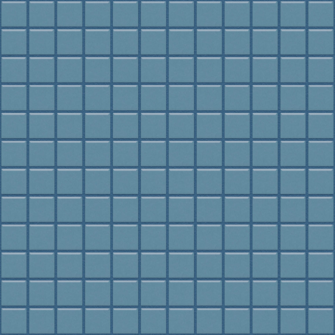 The Mosaic Factory Barcelona Mozaiek Tegel Vierkant - Blauw Porselein Geglazuurd 300x300 mm
