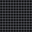 The Mosaic Factory Barcelona Mozaiek Tegel Vierkant - Zwart Porselein Geglazuurd 300x300 mm