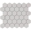 The Mosaic Factory Barcelona Mozaiek Tegel Hexagon - Extra Wit Porselein Geglazuurd 281x325 mm