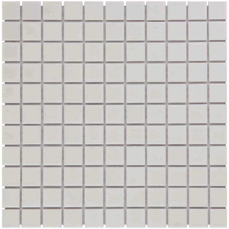 The Mosaic Factory Barcelona Mozaiek Tegel Vierkant - Wit Porselein Geglazuurd 300x300 mm