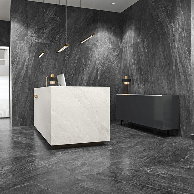 Vloertegel Energieker AGATHOS ANTRACIET 60x60 cm (doosinhoud 1.44 m2)