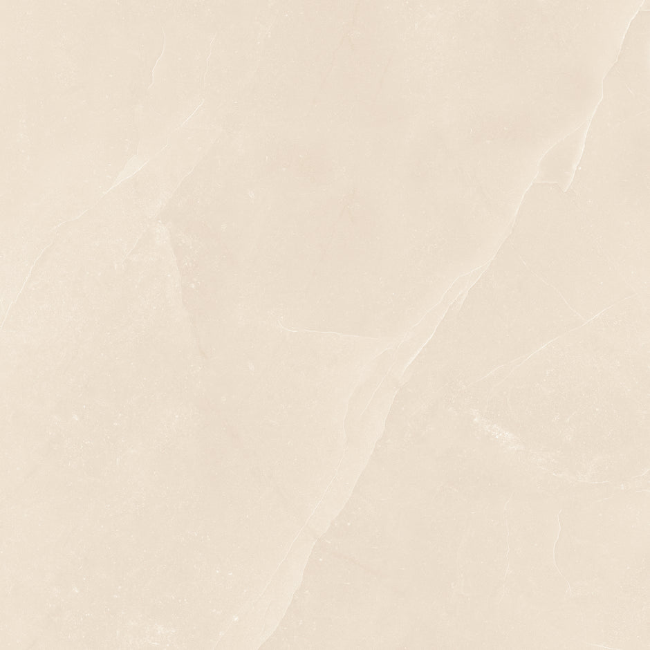 Aurélia Flavicon Beige – Luxe 120x120 cm Tegel met Marmerlook - Mat Keramiek