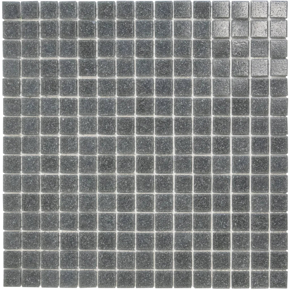 The Mosaic Factory GM015 Amsterdam Grijs Zachte korrel - glas mozaïektegel 2x2cm