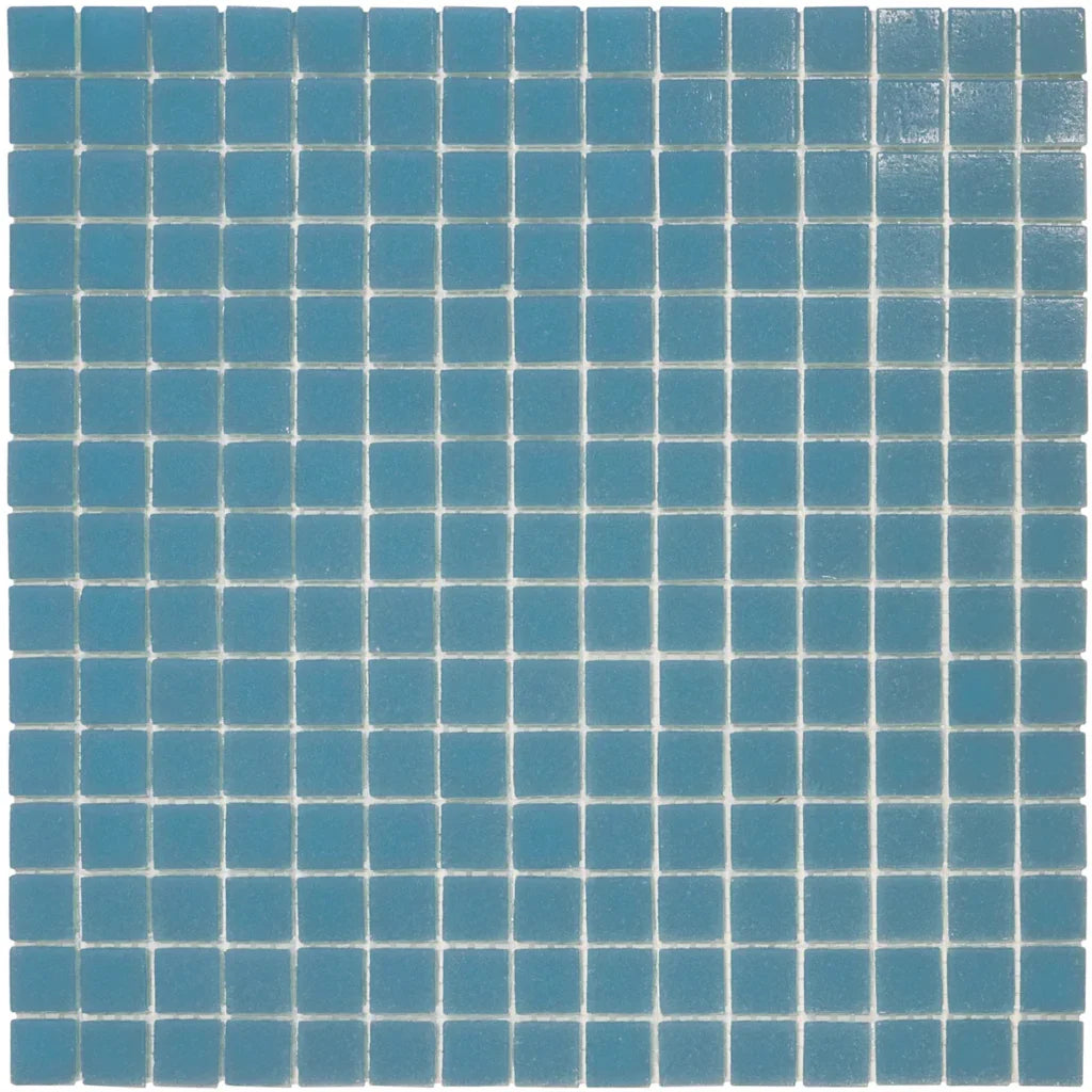 The Mosaic Factory GM10 Amsterdam Blauw Zachte korrel - glas mozaïektegel 2x2cm