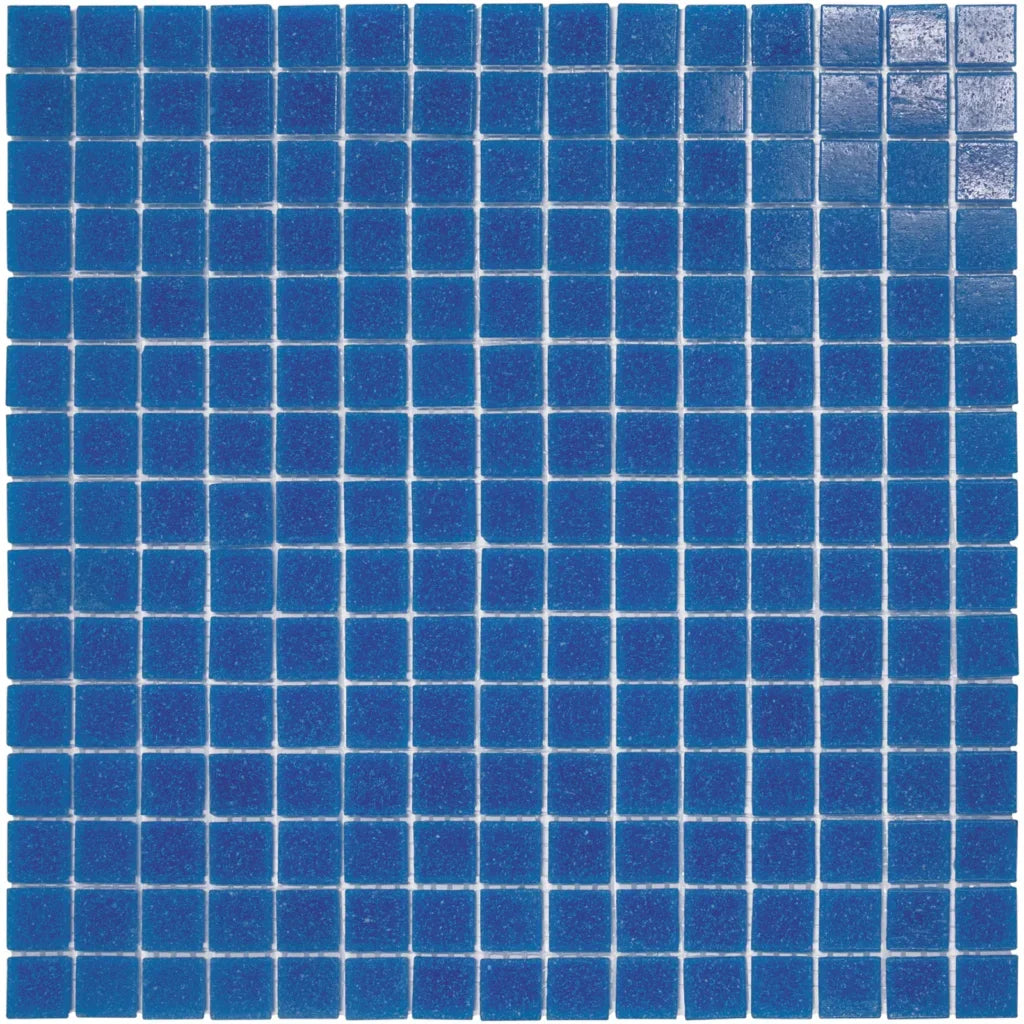 The Mosaic Factory GM12 Amsterdam Donkerblauw Zachte korrel - glas mozaïektegel 2x2cm