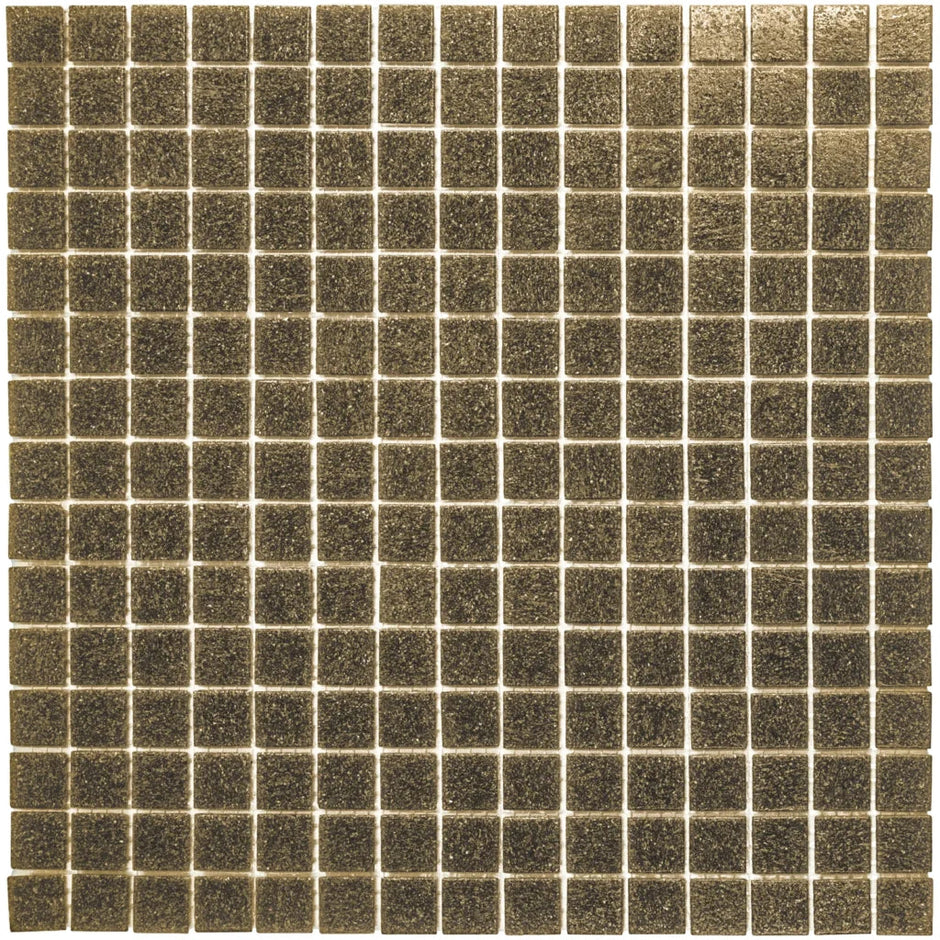 The Mosaic Factory GM35 Amsterdam Bruin Zachte korrel - glas mozaïektegel 2x2cm