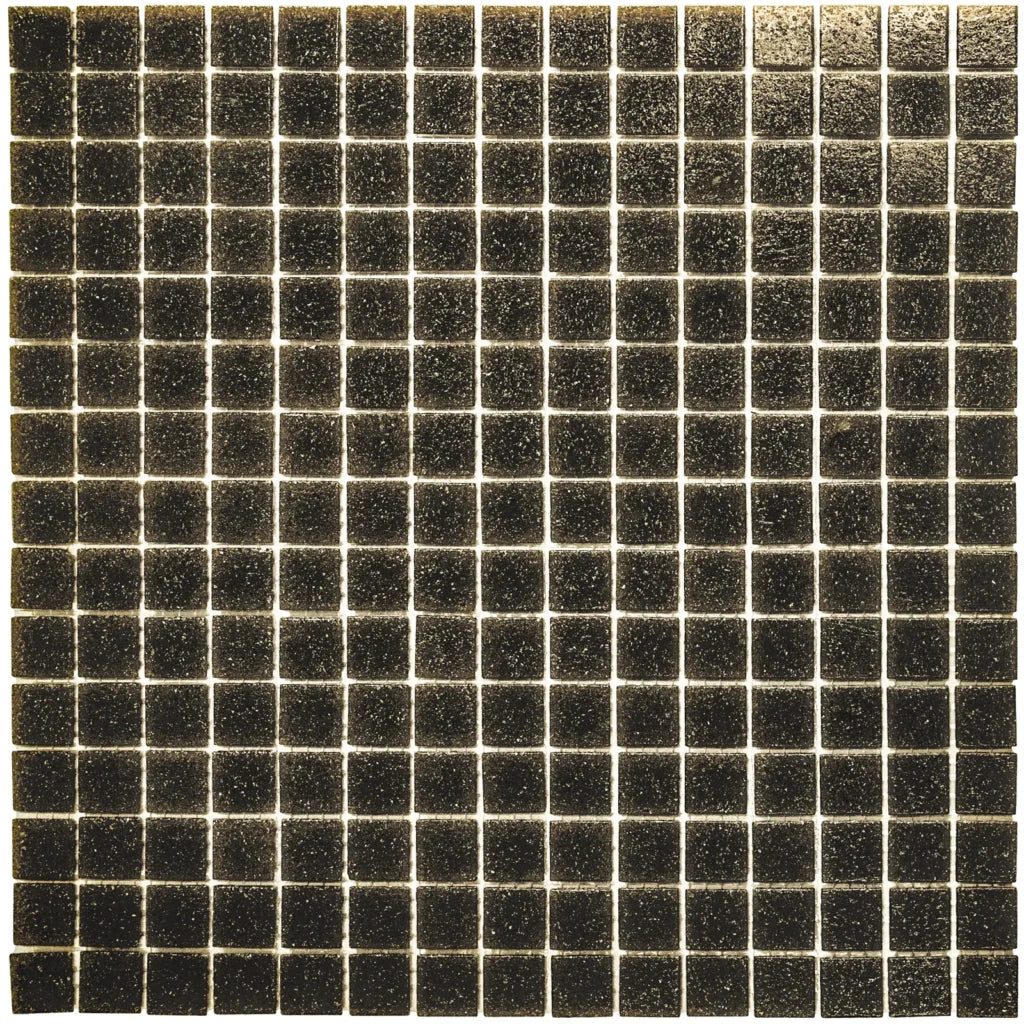 The Mosaic Factory GM36 Amsterdam Donker bruin Zachte korrel - glas mozaïektegel 2x2cm
