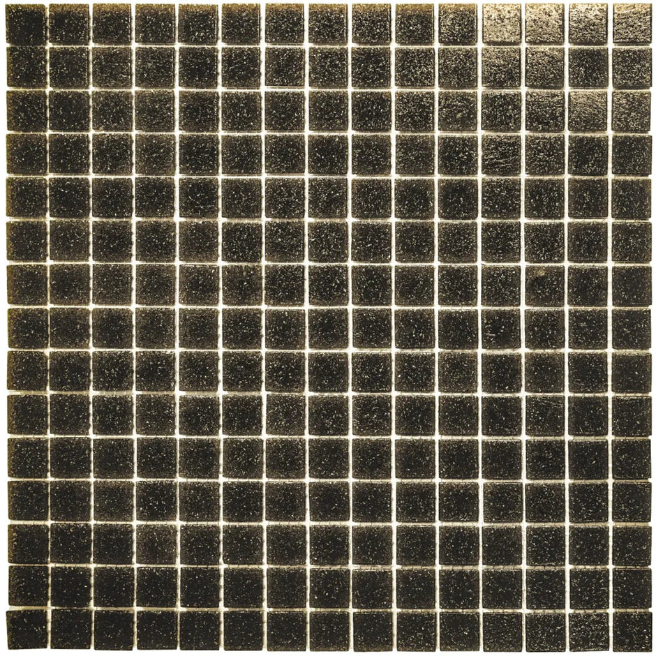 The Mosaic Factory GM36 Amsterdam Donker bruin Zachte korrel - glas mozaïektegel 2x2cm