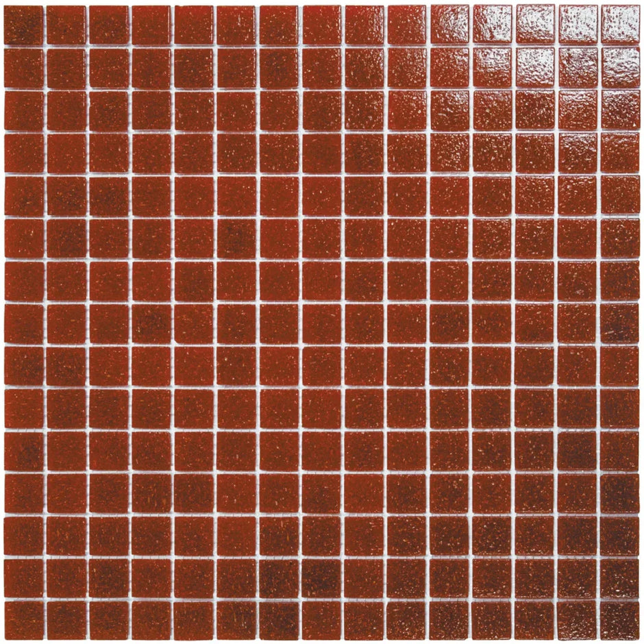 The Mosaic Factory GM42S Amsterdam Red Strawberry Zachte Korrel - glas mozaïektegel 2x2cm