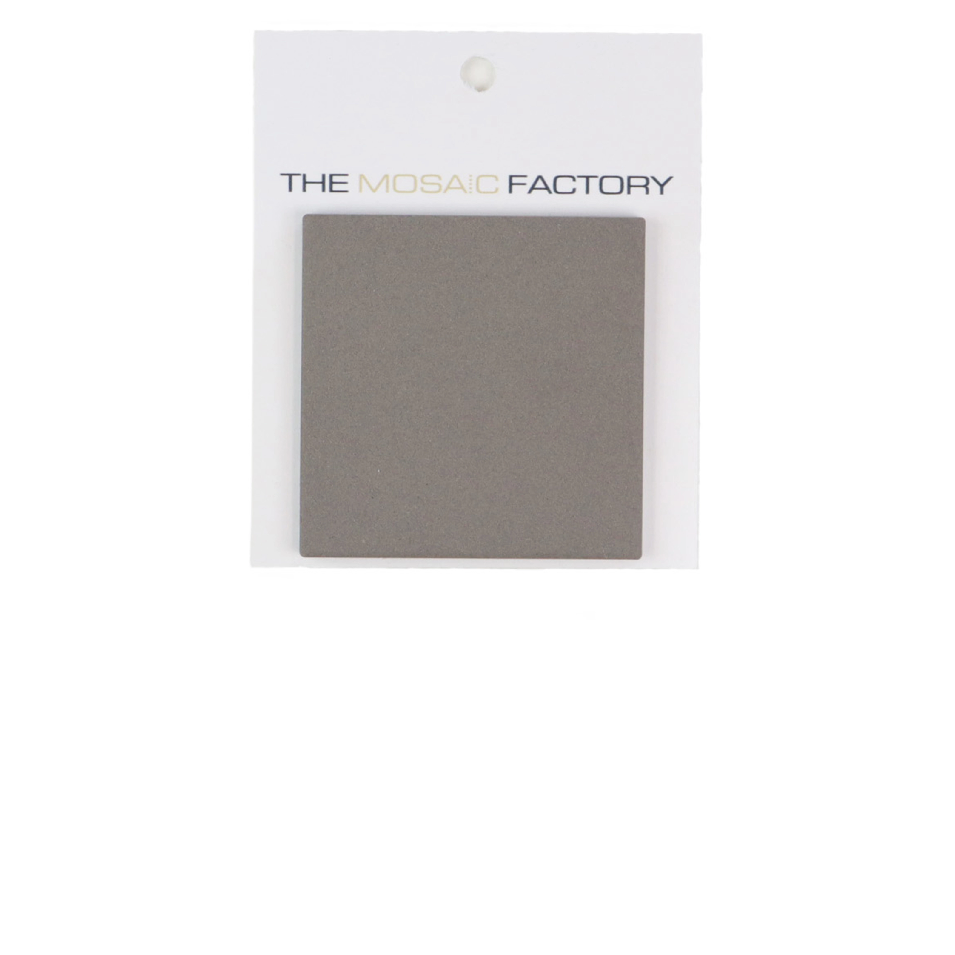 The Mosaic Factory London Mozaiek Tegel Vierkant - Grijs Porselein Ongeglazuurd, R11 95x95x6 mm