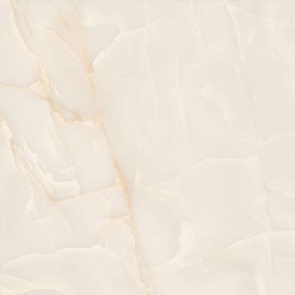 Aurélia Plexi Crema Onyxlook 120x120 cm - Gepolijst - Gerectificeerd