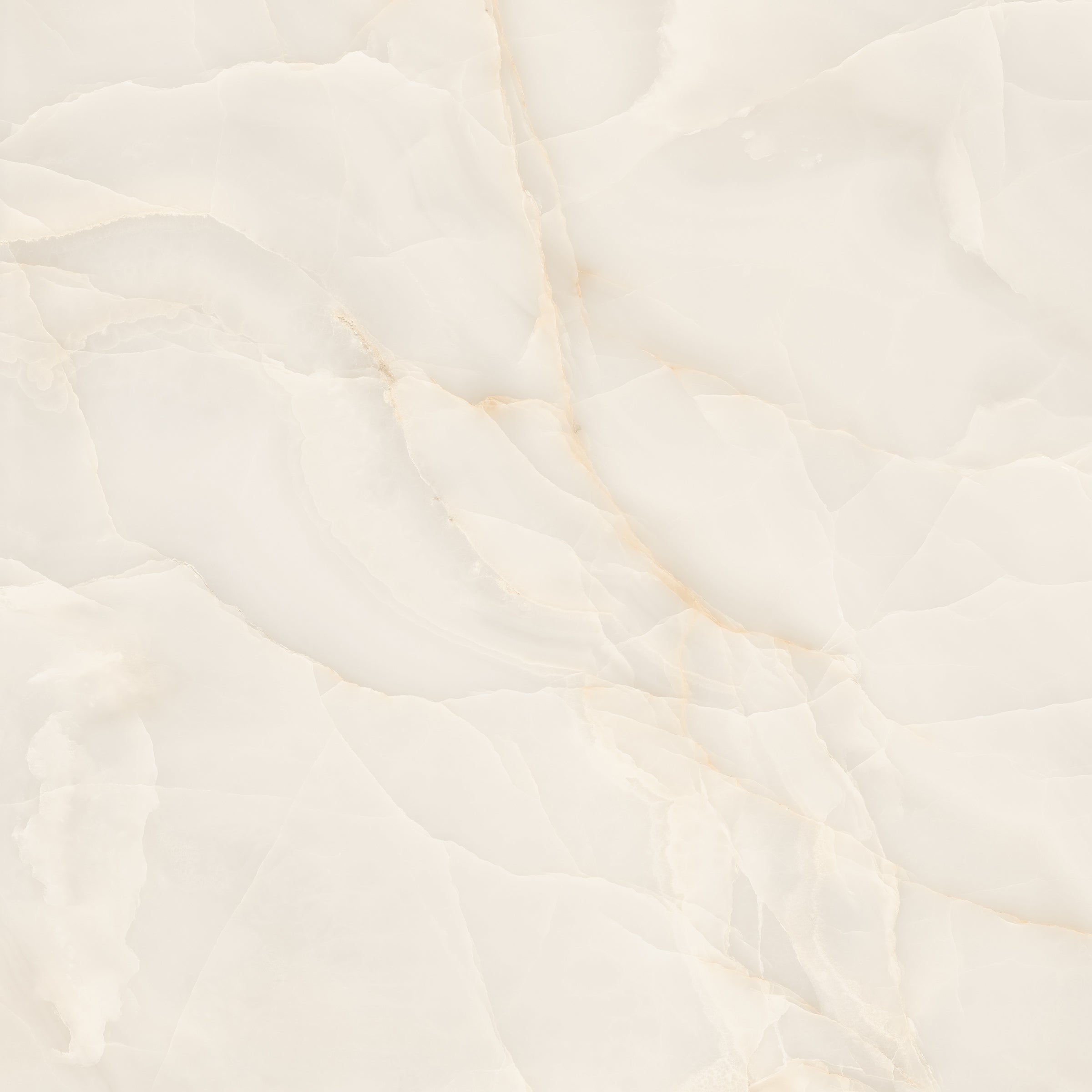 Aurélia Plexi Crema Onyxlook 120x120 cm - Gepolijst - Gerectificeerd