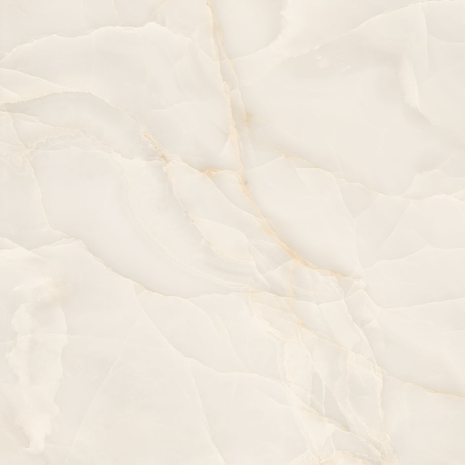 Aurélia Plexi Crema Onyxlook 120x120 cm - Gepolijst - Gerectificeerd