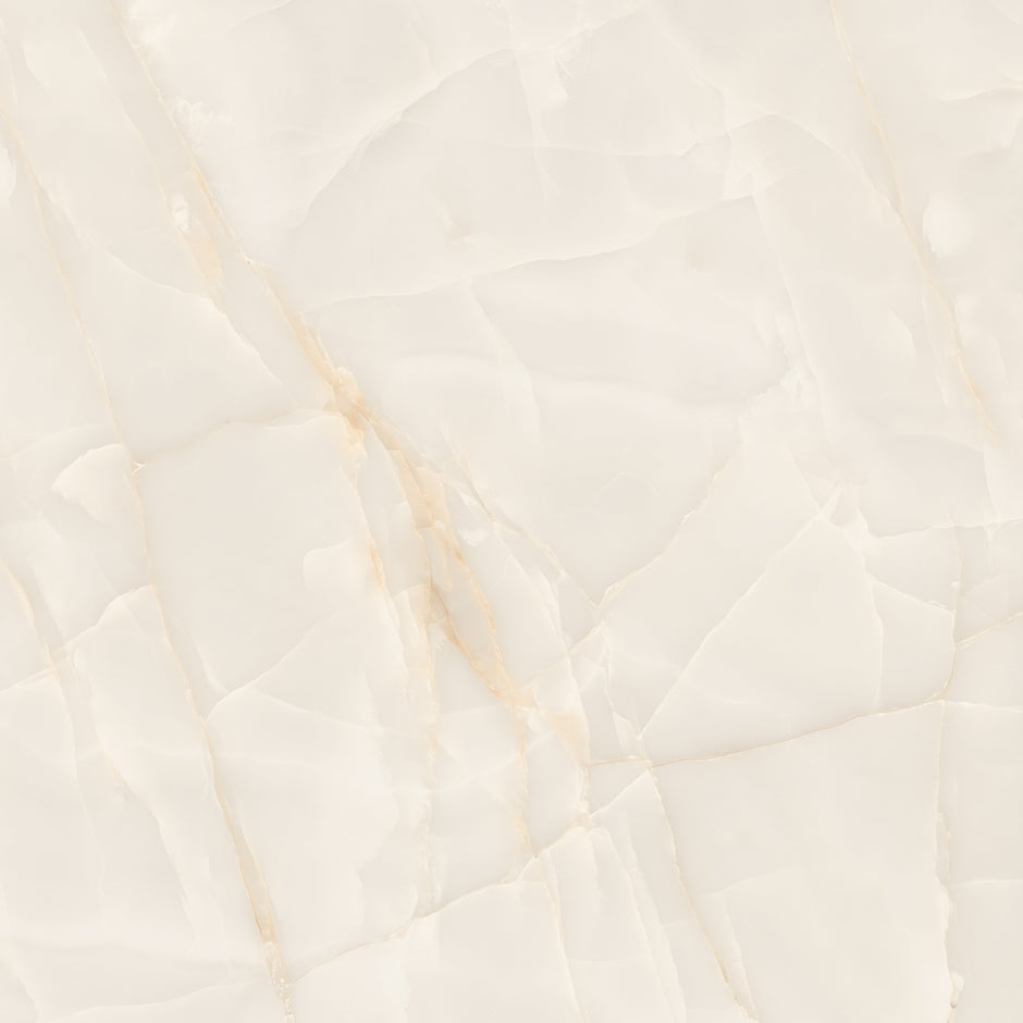 Aurélia Plexi Crema Onyxlook 120x120 cm - Gepolijst - Gerectificeerd