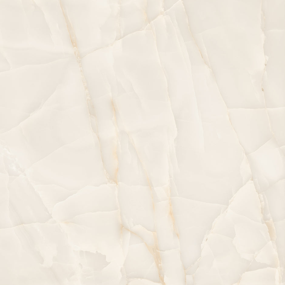 Aurélia Plexi Crema Onyxlook 120x120 cm - Gepolijst - Gerectificeerd