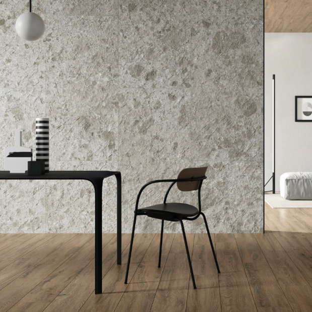 Ariostea Fragmenta Full Body - Grigio Luminoso - Ceppo di Gré look