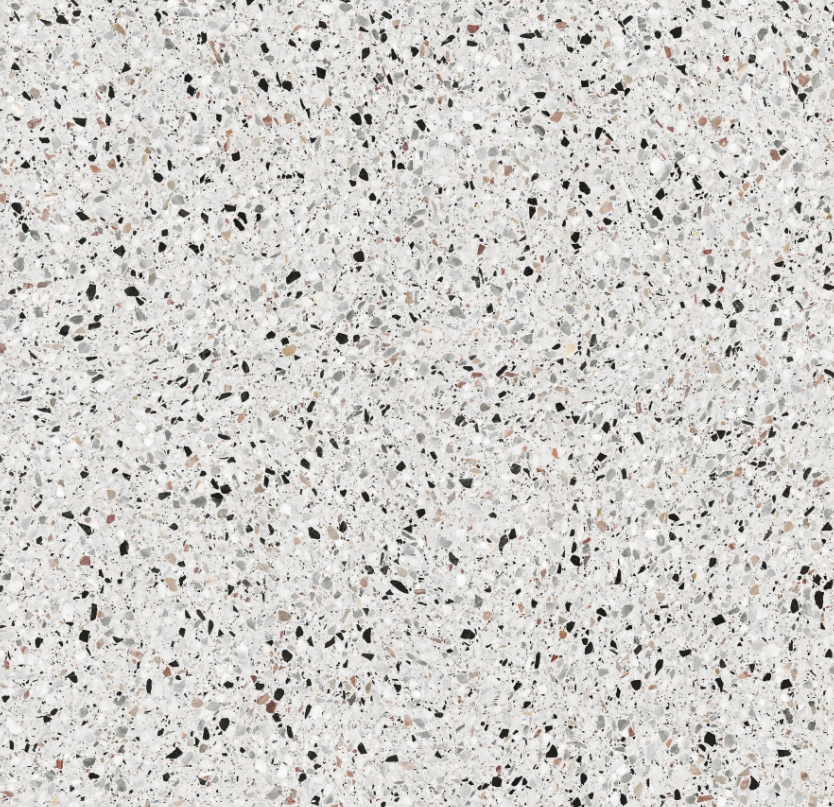 EnergieKer Medley - White- Naturale - Terrazzo - keramische tegel - 9mm - Rett.