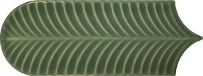 Cifre Alma Scale Green Brillo - 8x21,5 cm – Donkergroen - Keramisch - Visschub - Wandtegel - Glans –