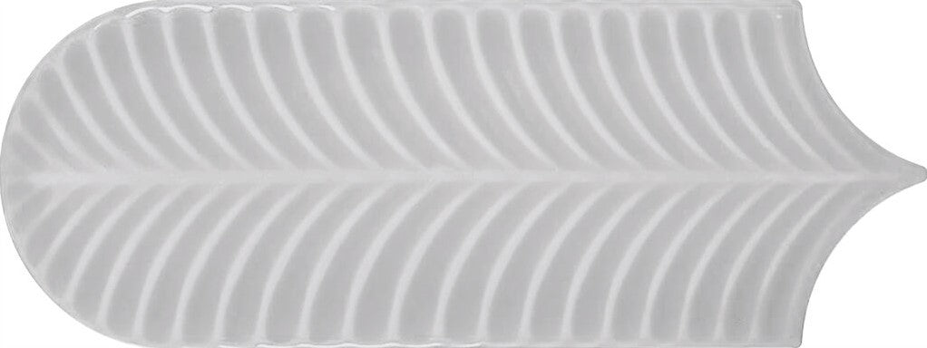 Cifre Alma Scale Pearl - 8x21,5 cm – Wit/Beige - Keramisch - Visschub - Wandtegel - Glans