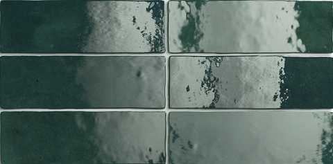 Equipe Artisan Moss Green random - 6,5x20 cm - glanzend - wandtegel