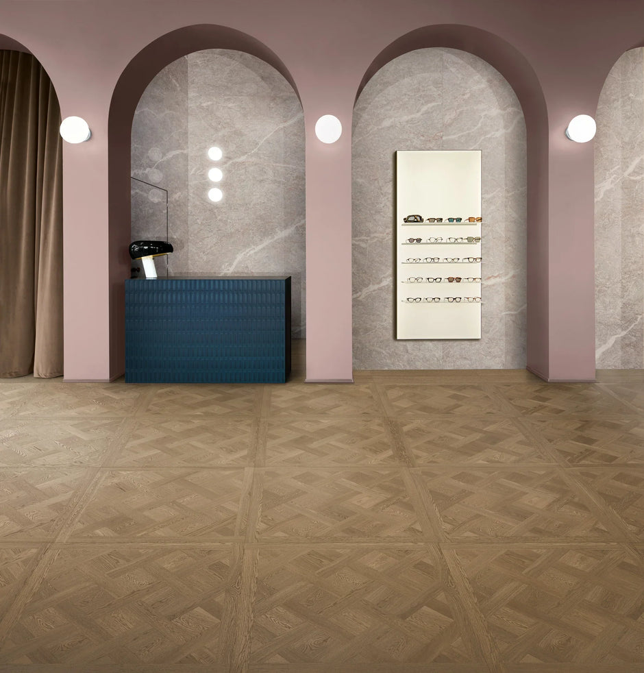 Marazzi Intrecci Versailles 120x120cm - Versailles Castagna