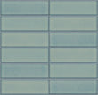 The Mosaic Factory Barcelona Mozaiek Tegel Rechthoek - Turqouise Porselein Geglazuurd 291x297 mm