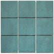 The Mosaic Factory Kasba Mozaïek Tegel Vierkant - Ocean Blue Glanzend Porselein 297x297 mm