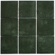 The Mosaic Factory Kasba Mozaïek Tegel Vierkant - Forest Green Glanzend Porselein 297x297 mm