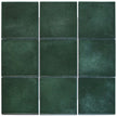 The Mosaic Factory Kasba Mozaïek Tegel Vierkant - Forest Green Mat Porselein 297x297 mm