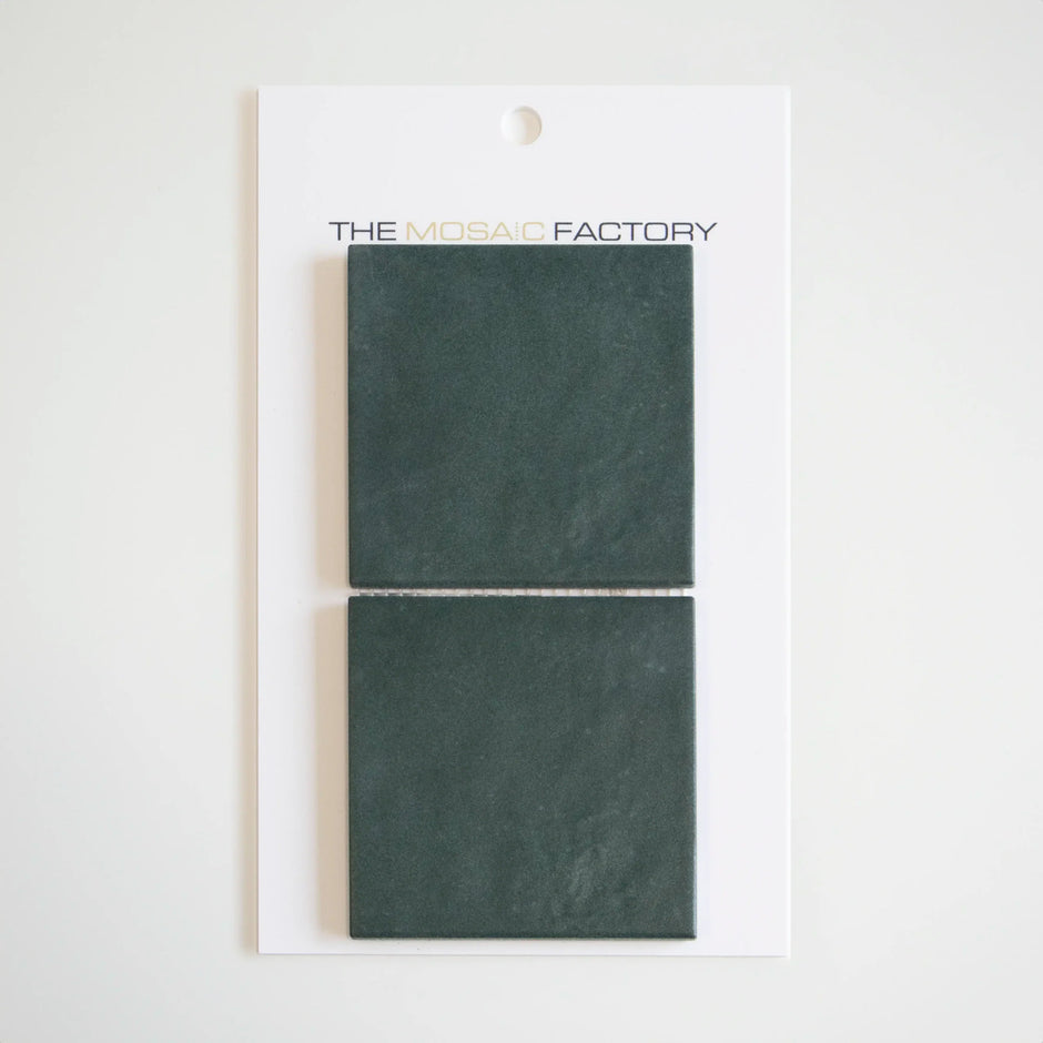 The Mosaic Factory Kasba Mozaïek Tegel Vierkant - Forest Green Mat Porselein 297x297 mm