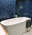 The Mosaic Factory Kasba Mozaïek Tegel Vierkant - Indigo Glanzend Porselein 297x297 mm