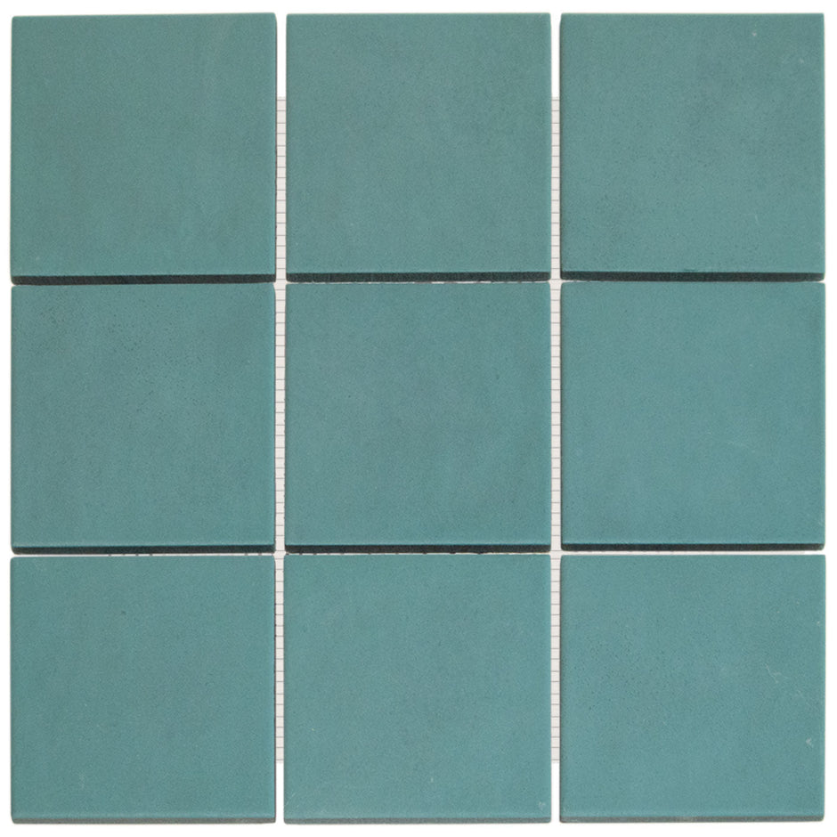 The Mosaic Factory Kasba Mozaïek Tegel Vierkant - Ocean Blue Mat Porselein 297x297 mm