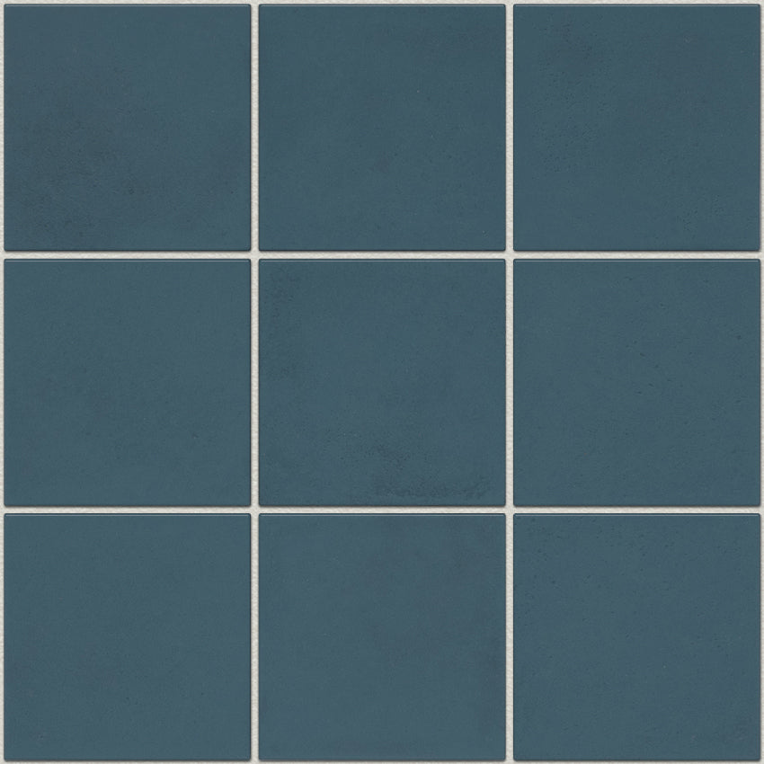 The Mosaic Factory Kasba Mozaïek Tegel Vierkant - Ocean Blue Mat Porselein 297x297 mm