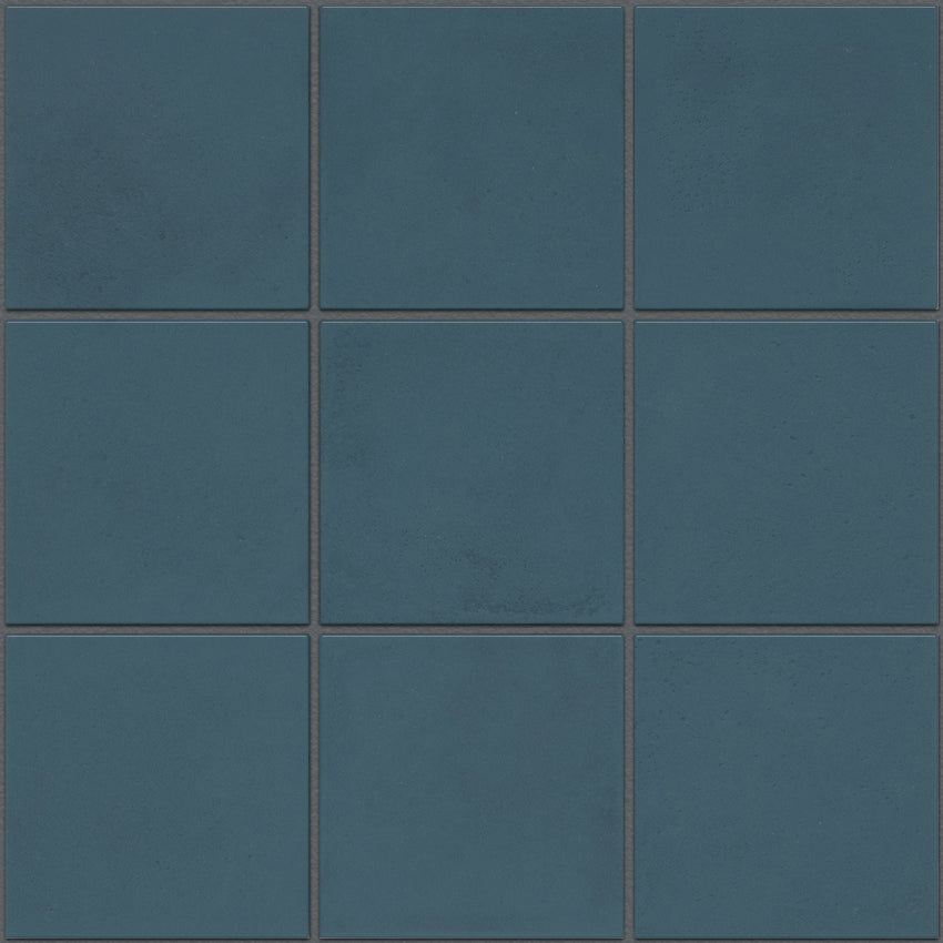 The Mosaic Factory Kasba Mozaïek Tegel Vierkant - Ocean Blue Mat Porselein 297x297 mm