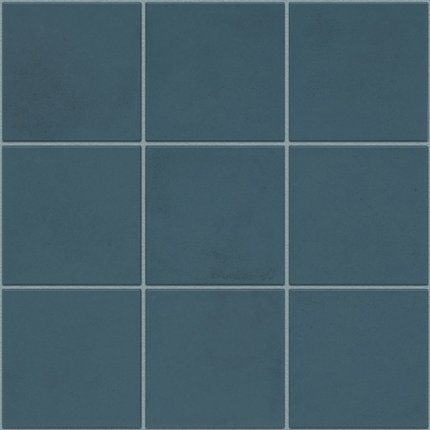The Mosaic Factory Kasba Mozaïek Tegel Vierkant - Ocean Blue Mat Porselein 297x297 mm
