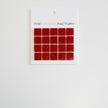 The Mosaic Factory Amsterdam Mozaiek Tegel Vierkant - Aardbei Rood Glas Basic 322x322 mm