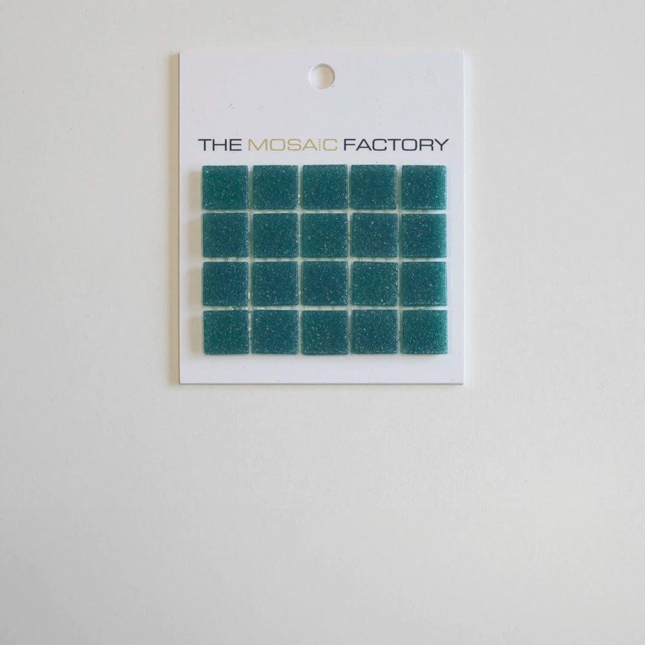 The Mosaic Factory Amsterdam Mozaiek Tegel Vierkant - Blauw/ Groen Glas Basic 322x322 mm