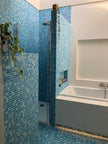 The Mosaic Factory Amsterdam Mozaiek Tegel Vierkant - Blauw Mix Glas Basic 322x322 mm