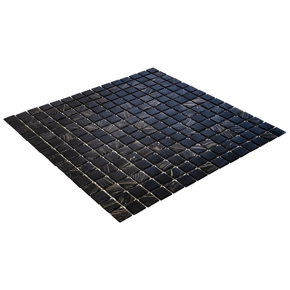 The Mosaic Factory Amsterdam Mozaiek Tegel Vierkant - Brass Gold Vein 322x322 mm