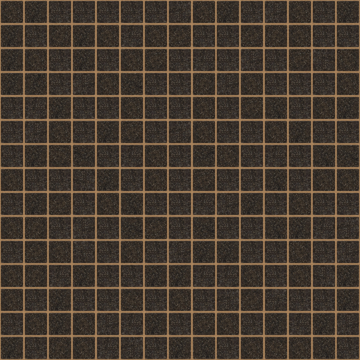 The Mosaic Factory Amsterdam Mozaiek Tegel Vierkant - Bruin Glas Basic 322x322 mm